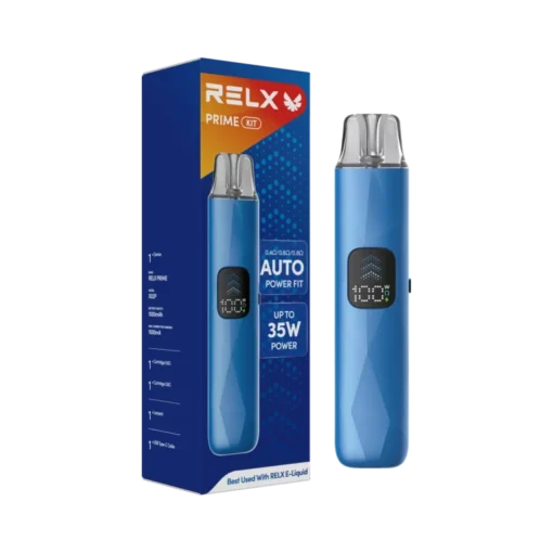 【RELX-Prime Kit 開放式主機套裝】35W可調氣流｜防漏煙彈｜1200mAh快充｜悅刻進階首選