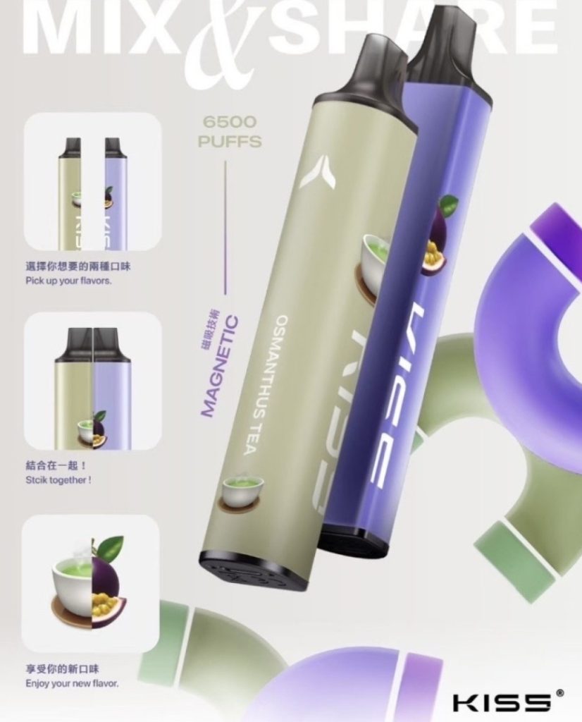 【KIS5凱斯6500口一次性電子煙】13ml大容量|磁吸混搭78種風味|Type-C快充|14種基底口味 - 图片 12