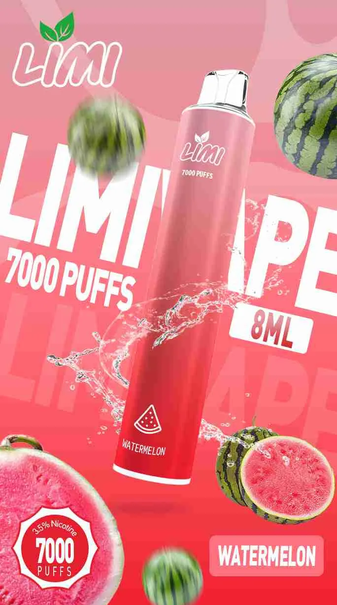 LIMI 7000 PUFFS 一次性拋棄式電子煙 - 可充電設計,台灣現貨,支持711到付 - 图片 13