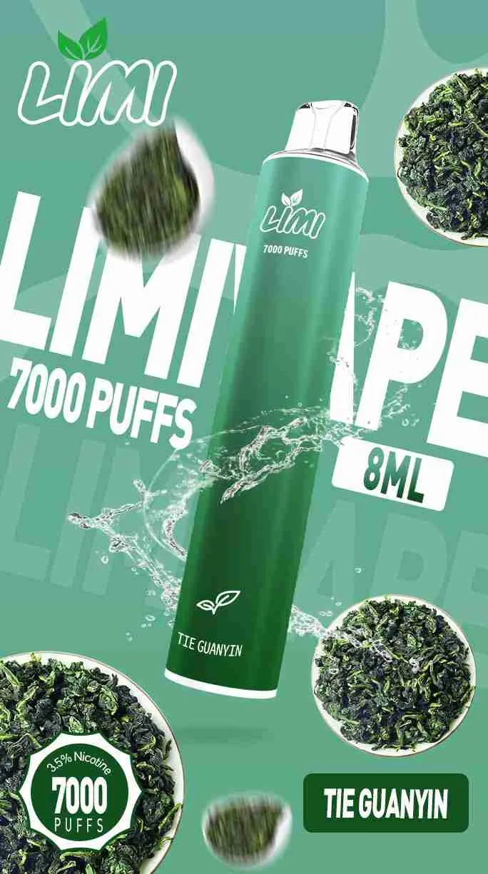 LIMI 7000 PUFFS 一次性拋棄式電子煙 - 可充電設計,台灣現貨,支持711到付 - 图片 12
