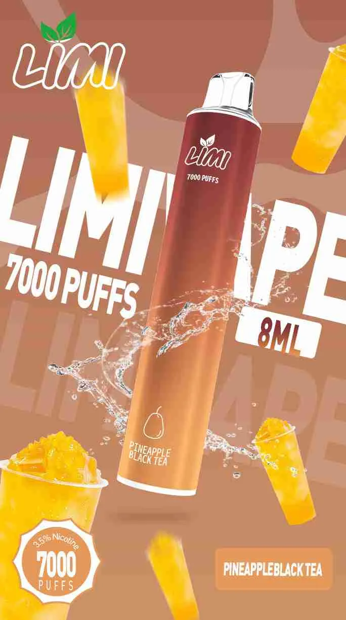 LIMI 7000 PUFFS 一次性拋棄式電子煙 - 可充電設計,台灣現貨,支持711到付 - 图片 5